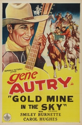 Gold Mine in the Sky Metal Framed Poster