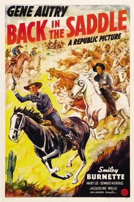 Back in the Saddle Poster with Hanger