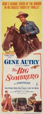 The Big Sombrero Wooden Framed Poster