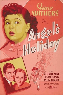 Angel's Holiday Wooden Framed Poster