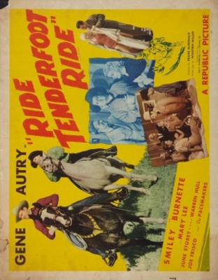 Ride Tenderfoot Ride poster