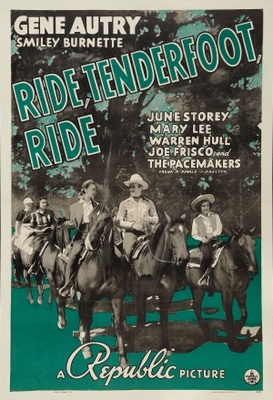 Ride Tenderfoot Ride Canvas Poster