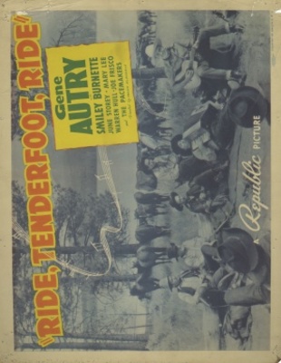 Ride Tenderfoot Ride Metal Framed Poster
