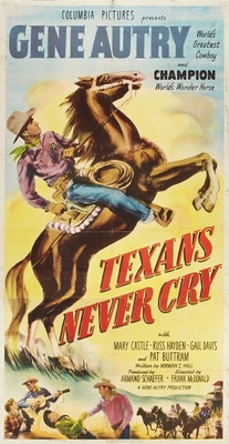 Texans Never Cry Poster with Hanger