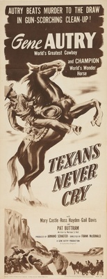 Texans Never Cry Canvas Poster