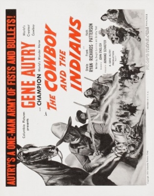 The Cowboy and the Indians Poster with Hanger