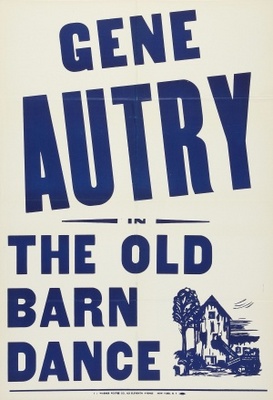 The Old Barn Dance Wooden Framed Poster