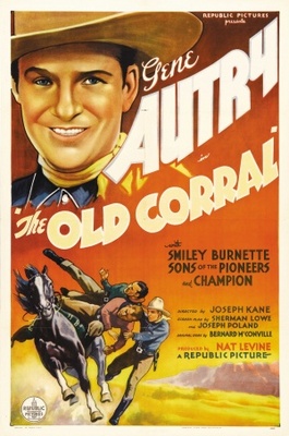 The Old Corral Wooden Framed Poster
