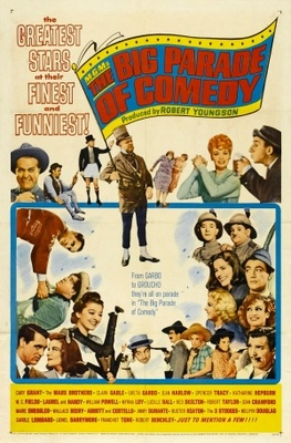 The Big Parade of Comedy Wooden Framed Poster