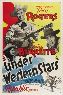 Under Western Stars Poster with Hanger