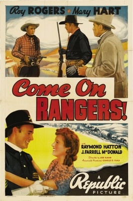 Come On, Rangers Poster with Hanger