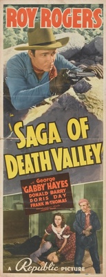 Saga of Death Valley Poster with Hanger