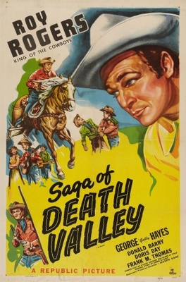 Saga of Death Valley Wooden Framed Poster