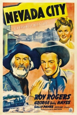 Nevada City Poster with Hanger