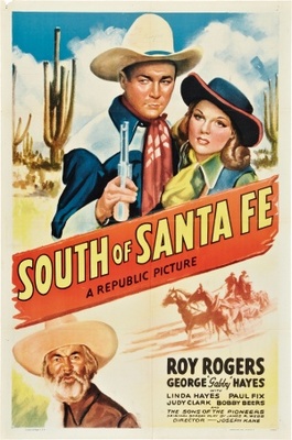 South of Santa Fe Wooden Framed Poster