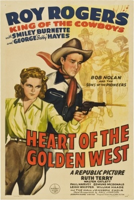 Heart of the Golden West pillow