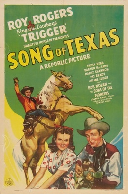 Song of Texas Wooden Framed Poster