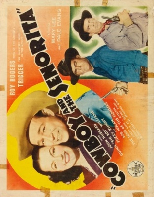Cowboy and the Senorita Canvas Poster