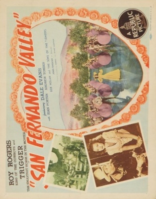 San Fernando Valley Wooden Framed Poster