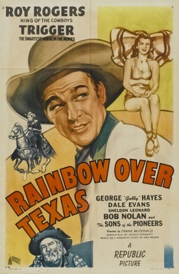 Rainbow Over Texas Wood Print