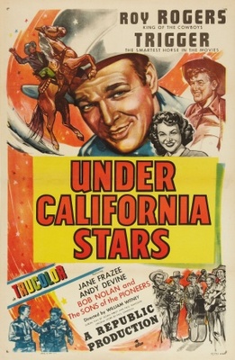 Under California Stars pillow