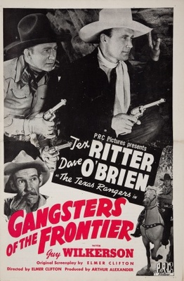Gangsters of the Frontier Wooden Framed Poster