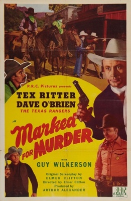 Marked for Murder Wooden Framed Poster