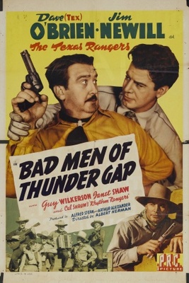 Bad Men of Thunder Gap Wooden Framed Poster