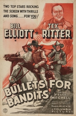 Bullets for Bandits Wooden Framed Poster