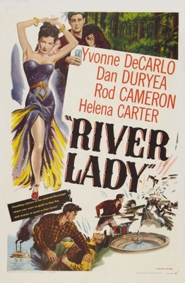 River Lady Metal Framed Poster