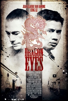 Dragon Eyes Wooden Framed Poster