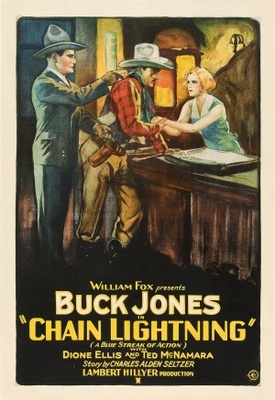 Chain Lightning Wood Print
