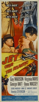 Jet Over the Atlantic Metal Framed Poster