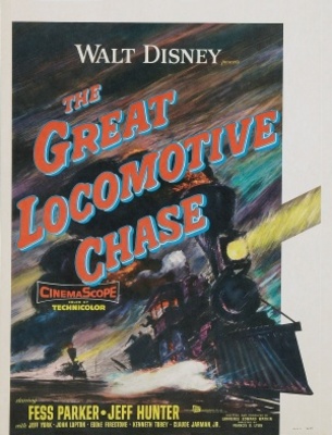 The Great Locomotive Chase Wood Print