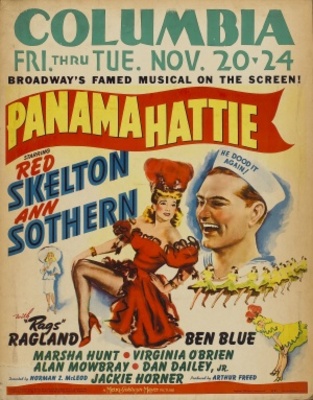 Panama Hattie Wooden Framed Poster