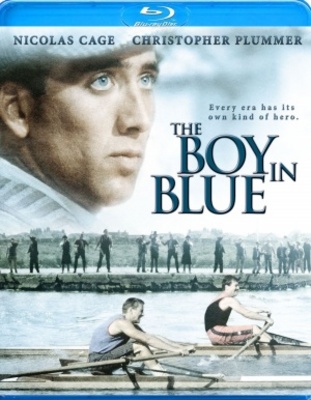 The Boy In Blue Wooden Framed Poster
