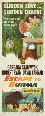Escape to Burma Poster with Hanger