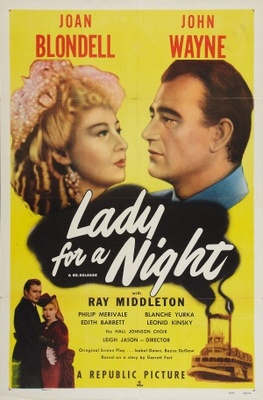 Lady for a Night Wooden Framed Poster