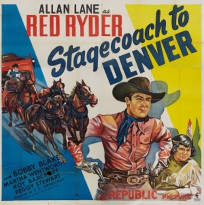 Stagecoach to Denver Poster with Hanger