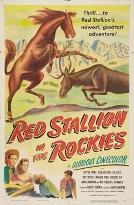 Red Stallion in the Rockies tote bag #