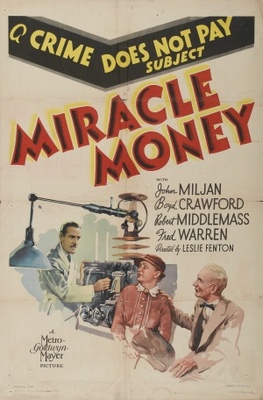 Miracle Money Wooden Framed Poster