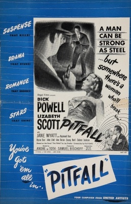 Pitfall Wooden Framed Poster