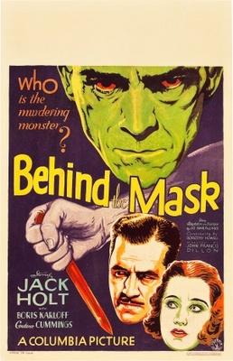 Behind the Mask Wooden Framed Poster