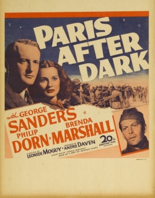 Paris After Dark Canvas Poster