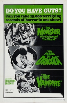 The Monster That Challenged the World Poster with Hanger
