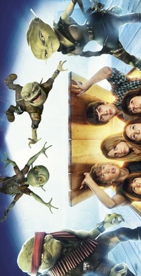Aliens in the Attic Wooden Framed Poster