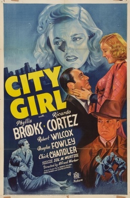 City Girl Metal Framed Poster