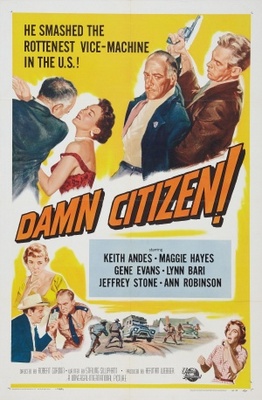 Damn Citizen Metal Framed Poster