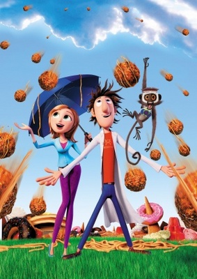 Cloudy with a Chance of Meatballs Poster with Hanger