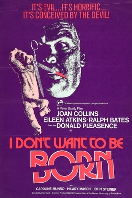 I Don't Want to Be Born Wooden Framed Poster